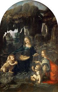 La Virgen de las Rocas de Leonardo da Vinci